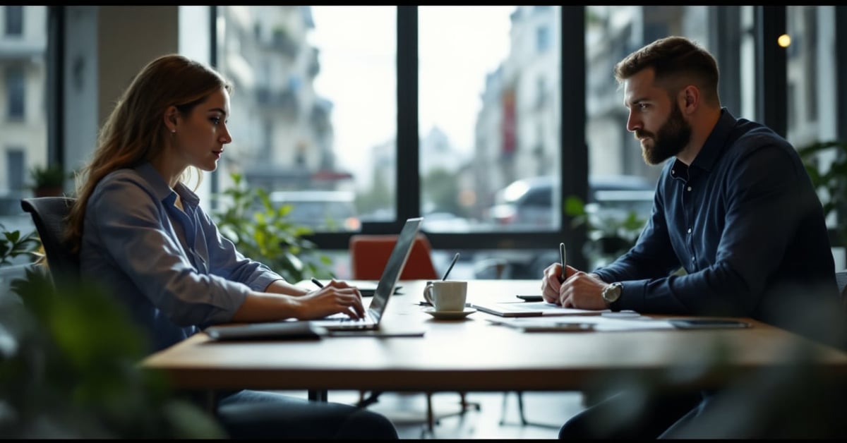 Étudiant accédant à l'espace numérique de travail Paris Nanterre sur son ordinateur portable
