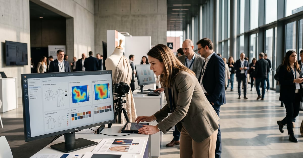 Intelligence artificielle et mode : designer utilisant l'IA pour créer des vêtements innovants