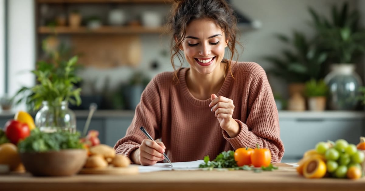 Guide complet de l'alimentation anti-inflammatoire : aliments colorés et naturels disposés sur une table moderne